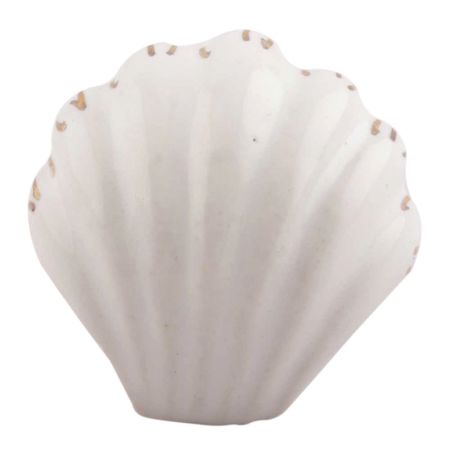 White Sea Shell Ceramic Wine Stopper 